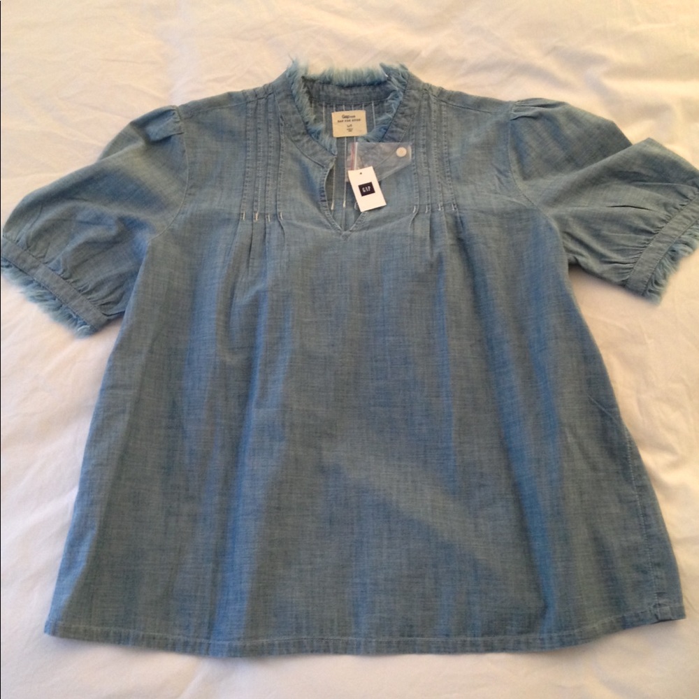 Gap Chambray Top